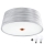 Eglo 32111- Iluminação de teto LED FONSEA 1 2xE27/9W/230V prateado/cobre