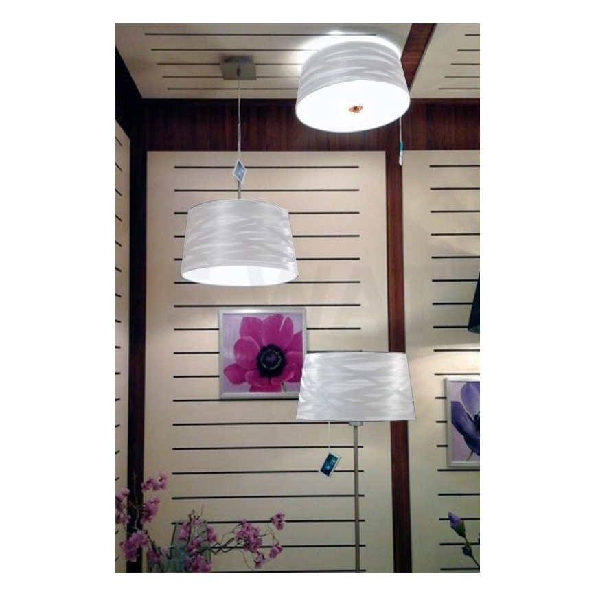 Eglo 32111- Iluminação de teto LED FONSEA 1 2xE27/9W/230V prateado/cobre