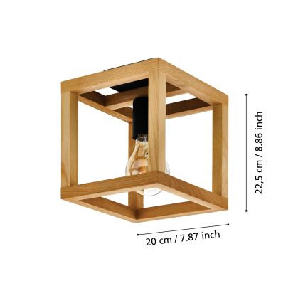 Eglo 32146 - Candeeiro de teto BLACKCROWN 1xE27/40W/230V