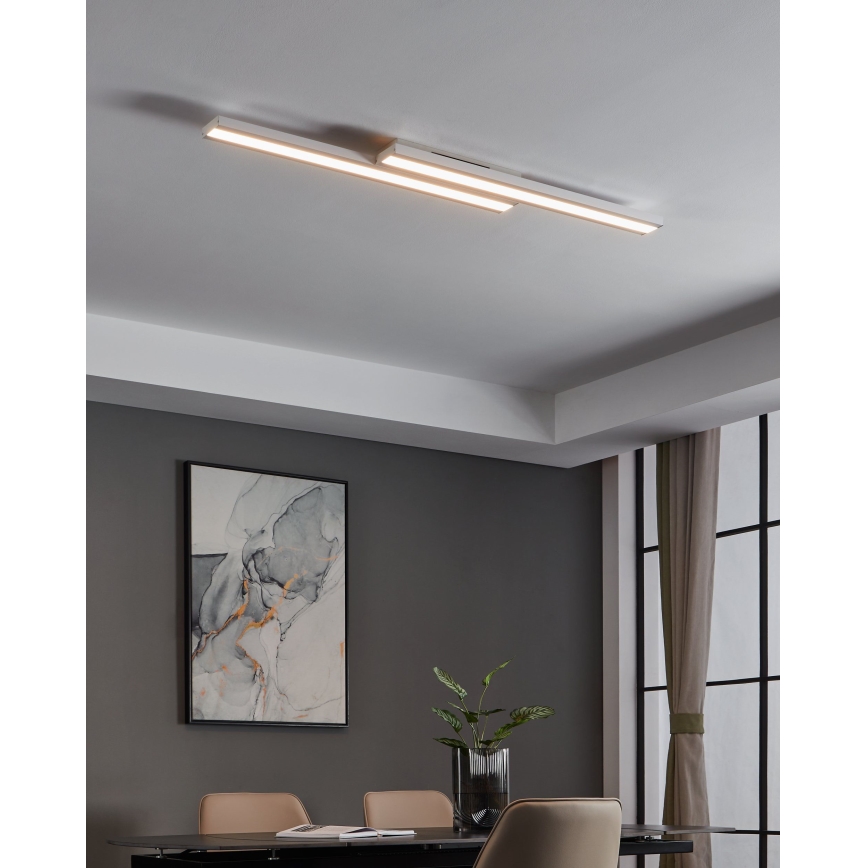 Eglo 32164 - Luminária de teto LED RGBW dimerizável SALITERAS-C LED/24W/230V 2700-6500K branca