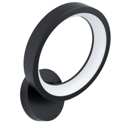 Eglo 32325 - Iluminação de parede LED RGBW com regulação MARGHERA-C LED/16W/230V 2700-6500K preto