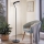 Eglo 32327 - Candeeiro de pé LED RGBW dimerizável MARGHERA-C LED/15,5W/230V 2700-6500K preto