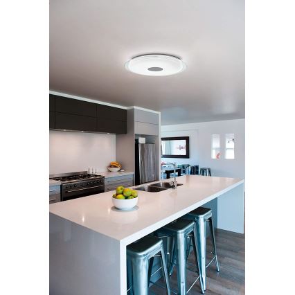 Eglo 32344 - Luminária de teto dimerizável LED RGBW LANCIANO-C LED/53W/230V 2700-6500K + controlo remoto