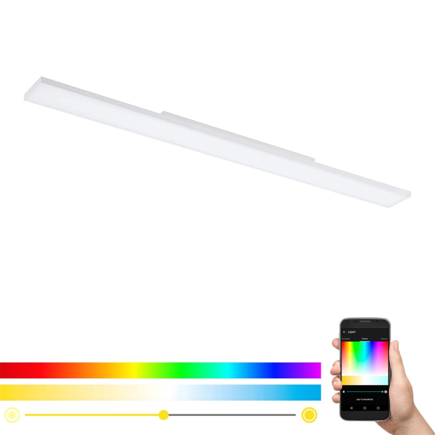 Eglo 32349 - Candeeiro de teto LED RGBW dimerizável TURCONA-C LED/34W/230V 2700-6500K + comando à distância