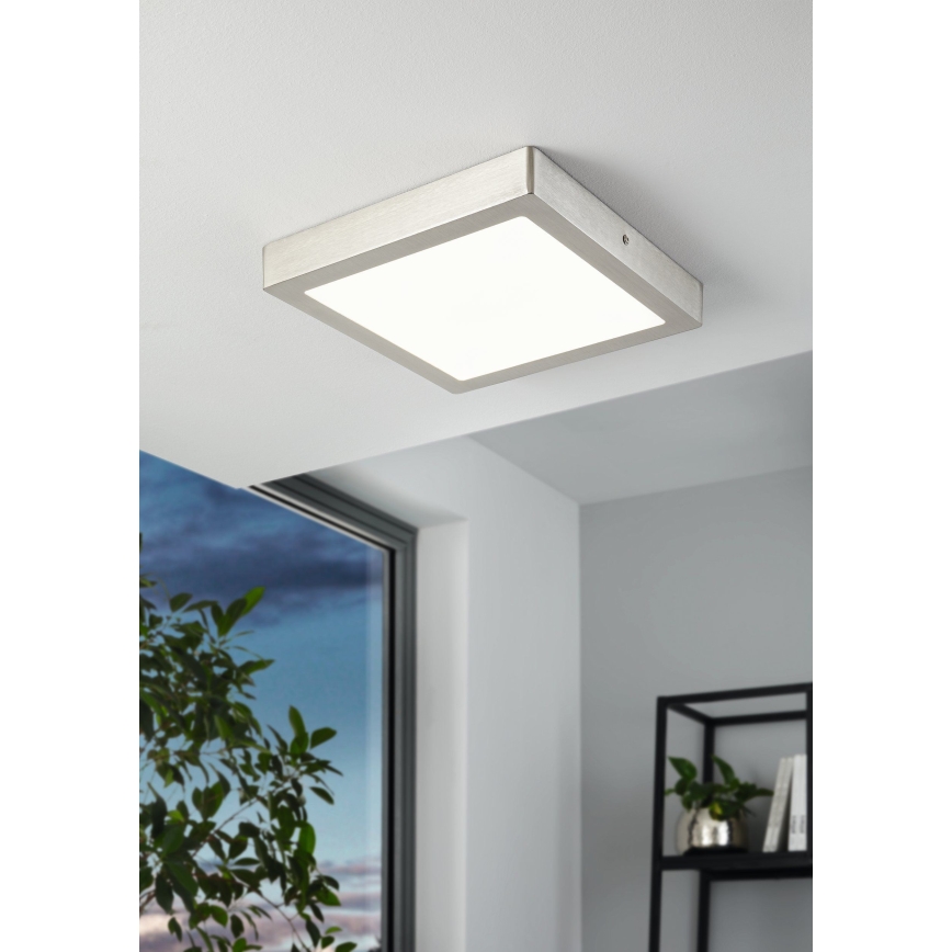 Eglo 32446 - Candeeiro de teto LED FUEVA 1 LED/24W/230V 30x30 cm