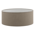 Eglo 32477 - Abajur universal TUNJA E27 diâmetro 30 cm taupe