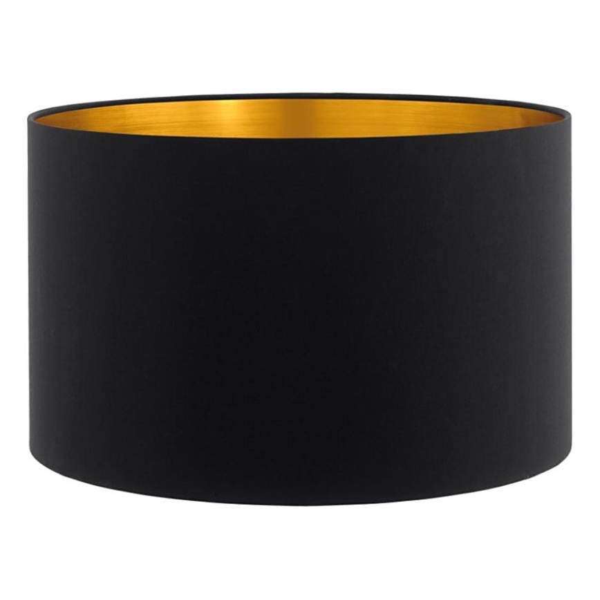 Eglo 32486 - Abajur universal TUNJA E27 diâmetro 38 cm preto/cobre