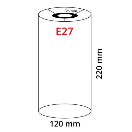 Eglo 32502 - Cúpula universal TUNJA E27 diâmetro 12 cm castanha