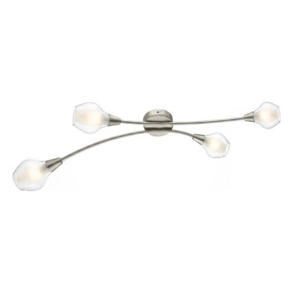 Eglo 32594 - Candeeiro de teto ARNADO 4xG9/33W/230V cromado fosco