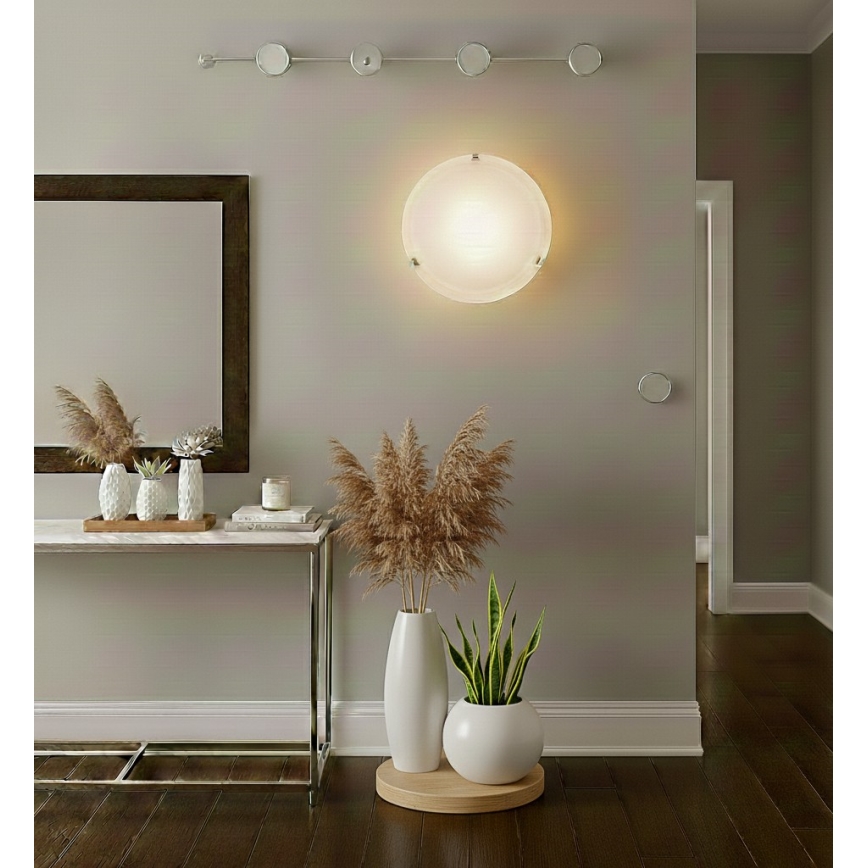 Eglo 32599 - Candeeiro de tecto LED SALOME LED/11W/230V Ø 30 cm vidro de alabastro - garantia de 5 anos