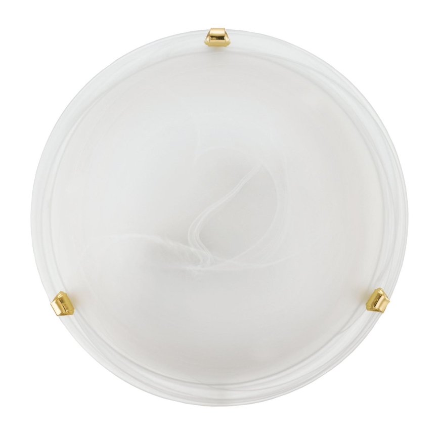 Eglo 32601 - Candeeiro de Tecto LED SALOME LED/11W/230V Ø 30 cm dourado/vidro alabastrino