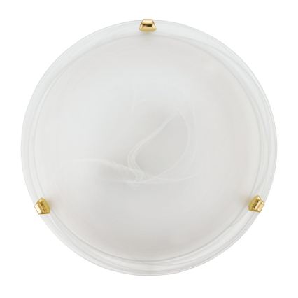 Eglo 32601 - Candeeiro de Tecto LED SALOME LED/11W/230V Ø 30 cm dourado/vidro alabastrino