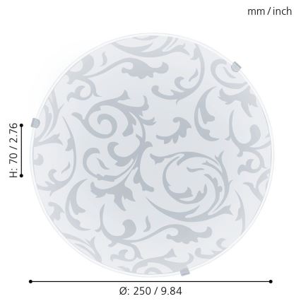 Eglo 32606 - Luminária de teto LED MARS LED/11W/230V diâmetro 25 cm