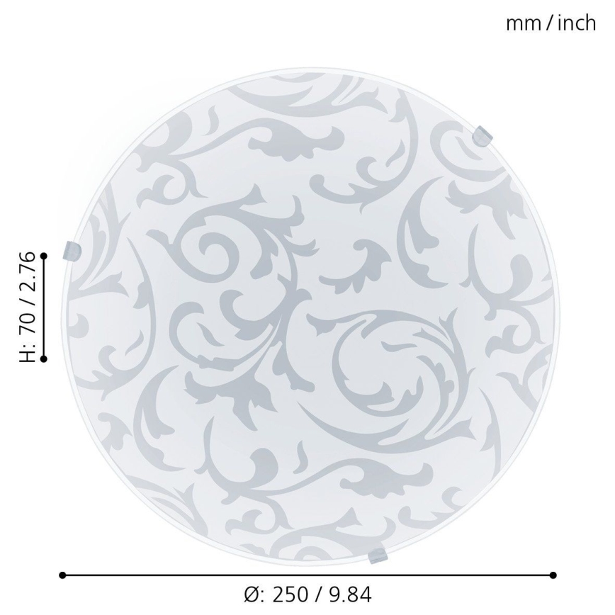 Eglo 32606 - Luminária de teto LED MARS LED/11W/230V diâmetro 25 cm