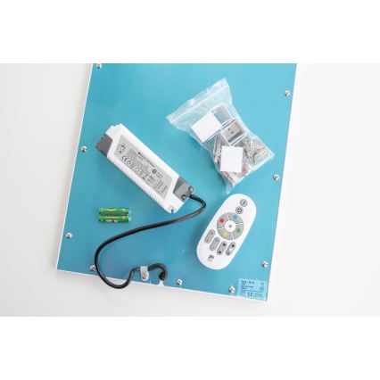 Eglo 32734 - LED RGBW dimerizável de montagem à superfície 2 em 1 SALOBRENA-C LED/34W/230V branco + comando remoto