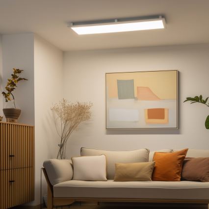 Eglo 32734 - LED RGBW dimerizável de montagem à superfície 2 em 1 SALOBRENA-C LED/34W/230V branco + comando remoto