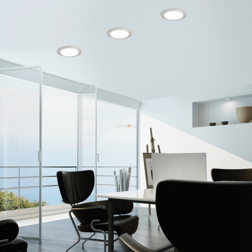 Eglo - Luminária de embutir LED RGB dimerizável FUEVA-C LED/10,5W/230V Ø17 cm