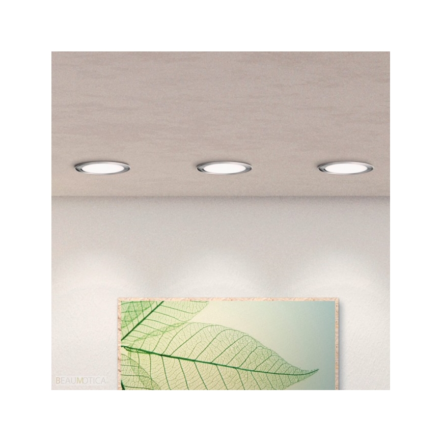 Eglo - Luminária de embutir LED RGB dimerizável FUEVA-C LED/10,5W/230V Ø17 cm