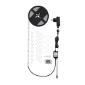 Eglo 32859 - Fita LED COB RGB regulável 5 m LED/12W/230V 4000K IP44 + comando remoto