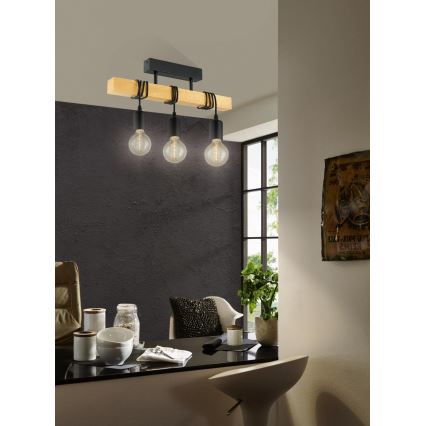 Eglo - Candelabro integrado TOWNSHEND 3xE27/60W/230V