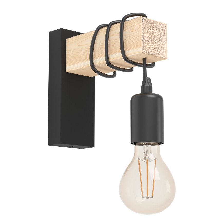 Eglo - Luz de parede TOWNSHEND 1xE27/10W/230V