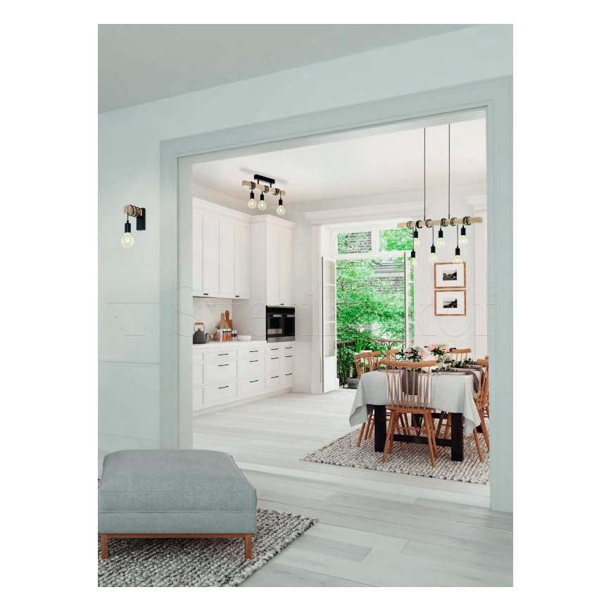 Eglo - Luz de parede TOWNSHEND 1xE27/10W/230V