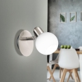 Eglo 32925 - Spot de parede LED regulável COMBA 1xE14/6W/230V, cromo mate