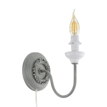 Eglo 33003 - Aplique de parede 1xE14/40W/230V cinzento