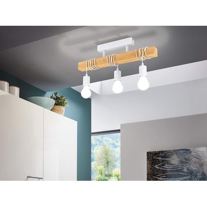 Eglo - Candelabro integrado TOWNSHEND 3xE27/60W/230V