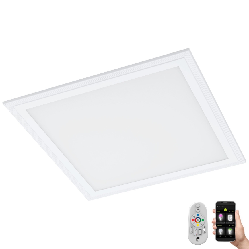 Eglo 33206 - Iluminação de teto RGBW com regulação SALOBRENA-C LED/16W/230V + comando