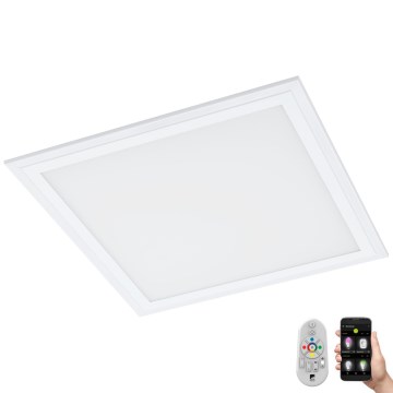 Eglo 33206 - Plafon LED RGBW dimerizável SALOBRENA-C LED/16W/230V 30x30 cm + controlo remoto
