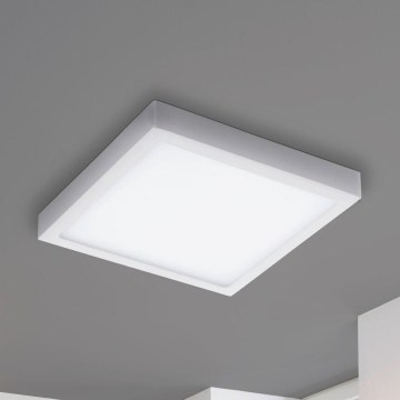Eglo 33209 - Candeeiro de teto dimerizável LED RGBW FUEVA-C LED/21W/230V 2700-6500K 30x30 cm branco