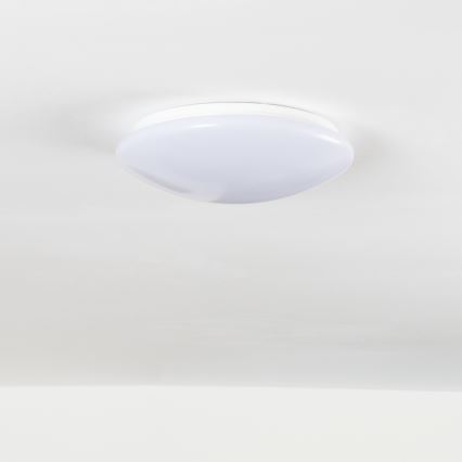 Eglo 33219 - Candeeiro de tecto LED RGBW dimerizável GIRON-C LED/17W/230V Ø 30 cm branco