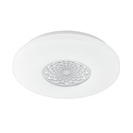 Eglo 33248 - LED RGBW Candeeiro de tecto dimerizável CAPASSO-C LED/17W/230V 2700-6500K diâmetro 34 cm
