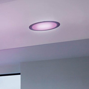 Eglo 33317 - Luminária LED RGBW dimerizável de encastrar FUEVA-C LED/15,6W/230V 2700-6500K Ø 22,5 cm