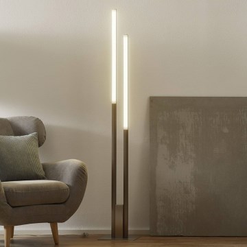 Eglo 33323 - Candeeiro de pé LED RGBW dimerizável FRAIOLI-C LED/34W/230V 2700-6500K cromo mate