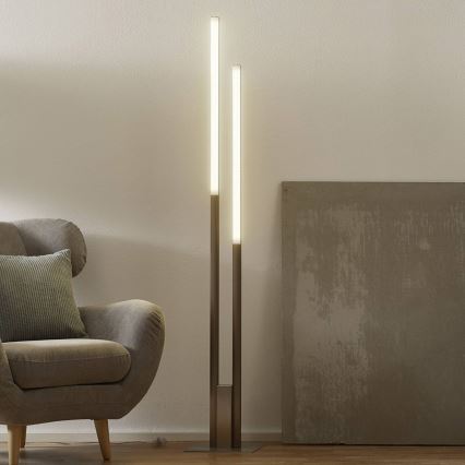 Eglo 33323 - Candeeiro de pé LED RGBW dimerizável FRAIOLI-C LED/34W/230V 2700-6500K cromo mate