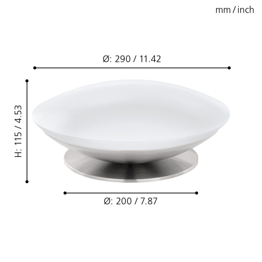 Eglo 33324 - Candeeiro de mesa dimerizável LED RGBW FRATTINA-C LED/18W/230V cromo mate