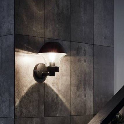 Eglo 33567 - Aplique de parede exterior LED regulável VERLUCCA-C 1xE27/9W/230V IP44