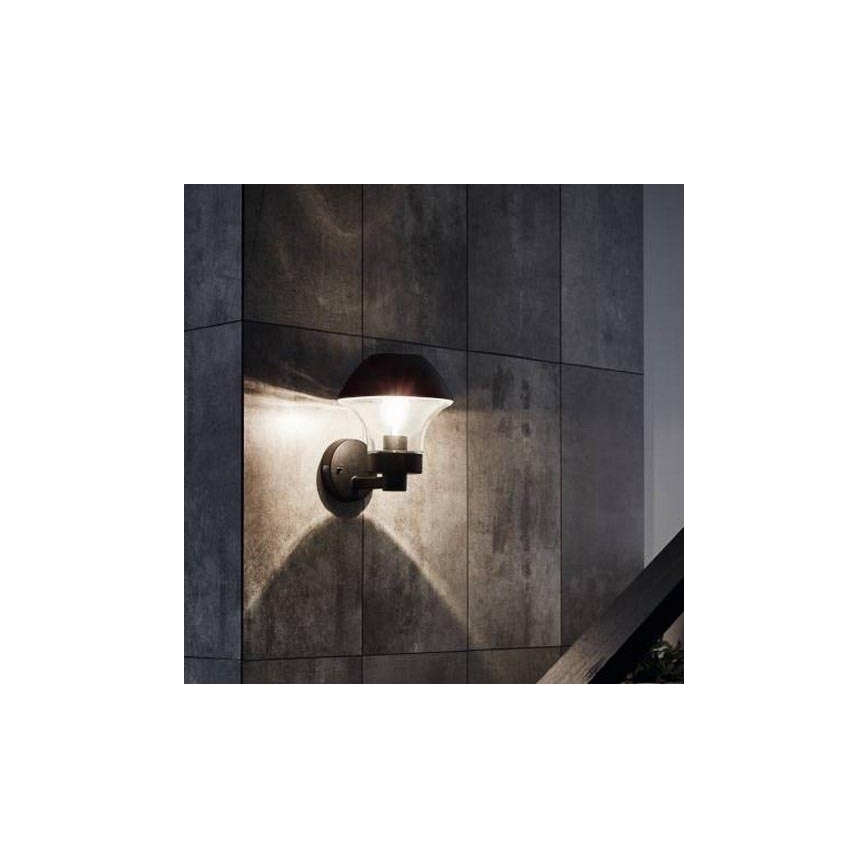 Eglo 33567 - Aplique de parede exterior LED regulável VERLUCCA-C 1xE27/9W/230V IP44
