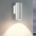 Eglo 33581 - LED RGBW Aplique de parede exterior regulável RIGA 1xGU10/5W/230V 2700-6500K IP44 cromo mate