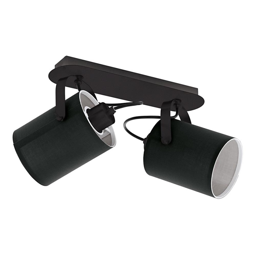 Eglo 33646 - Candeeiro de focos VILLABATE 2xE27/10W/230V