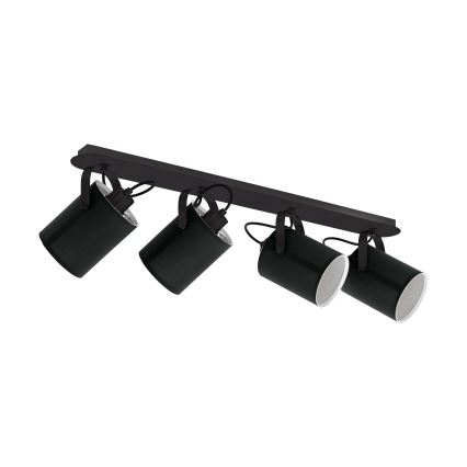 Eglo 33648 - Candeeiro de focos VILLABATE 4xE27/10W/230V