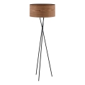 Eglo 33705 - Candeeiro de pé CANNAFESCA 1xE27/60W/230V castanho/preto