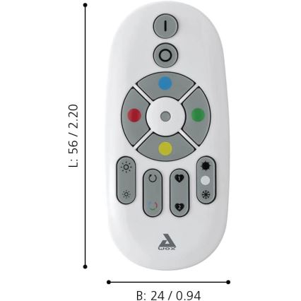 Eglo - Comando CONNECT-Z 2xAAA Bluetooth ZigBee