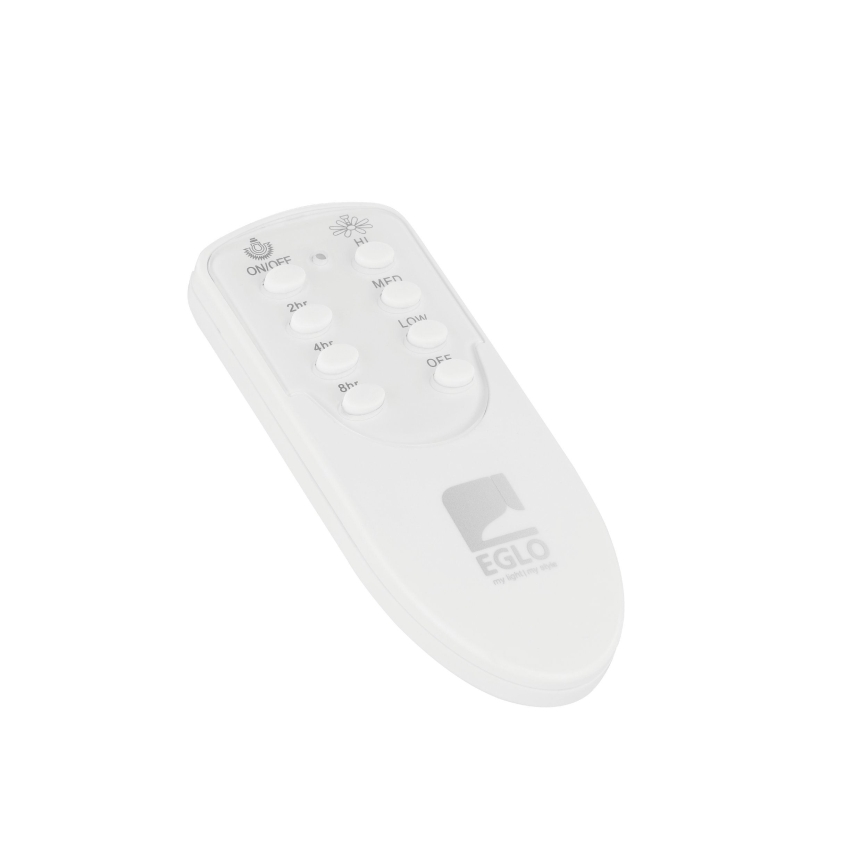Eglo - Ventoinha de teto LED com regulação LED/20W/230V + CR preta