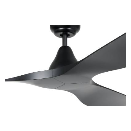 Eglo - Ventilador de teto diâmetro 132 cm, preto + comando à distância