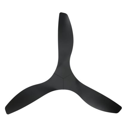 Eglo - Ventilador de teto diâmetro 132 cm, preto + comando à distância