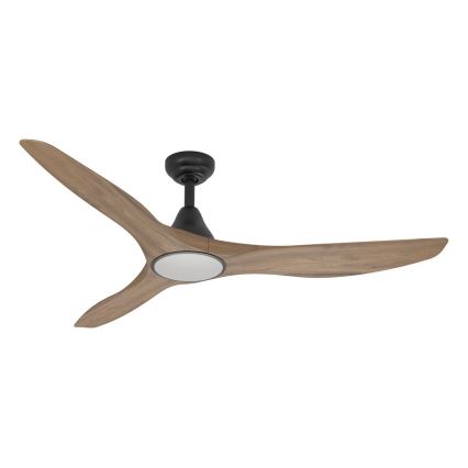 Eglo - Ventilador de teto LED/19W/230V 3000/4000/5000K Ø 132 cm castanho + comando à distância