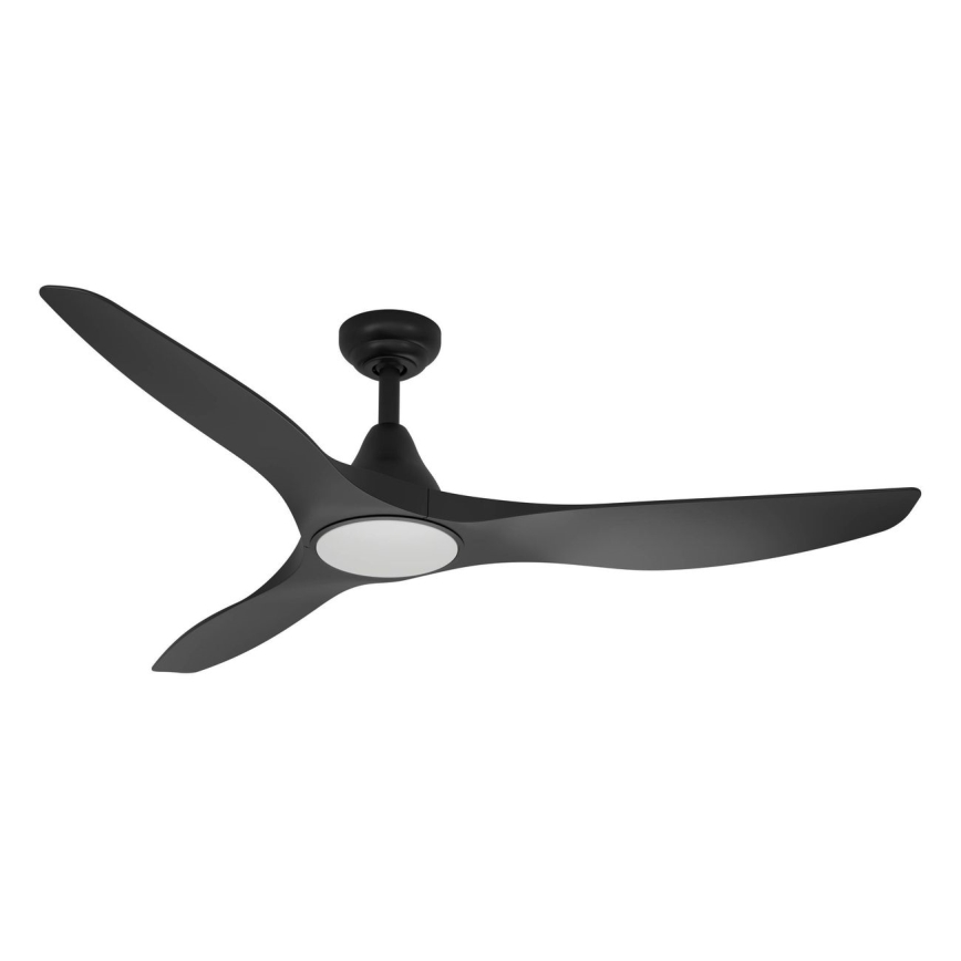 Eglo - Ventilador de teto LED/20W/230V 3000/4000/5000K Ø132 cm preto + comando remoto